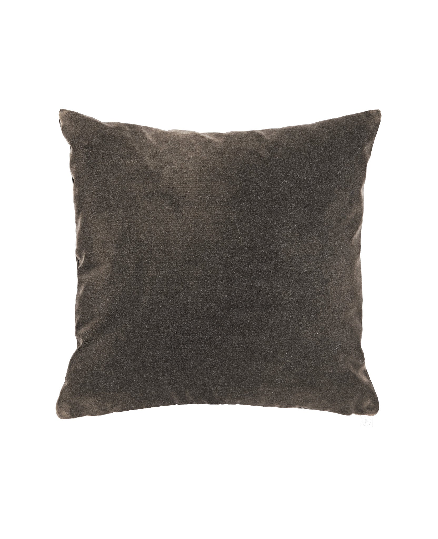 Coussin Rotondo en velours - Taupe