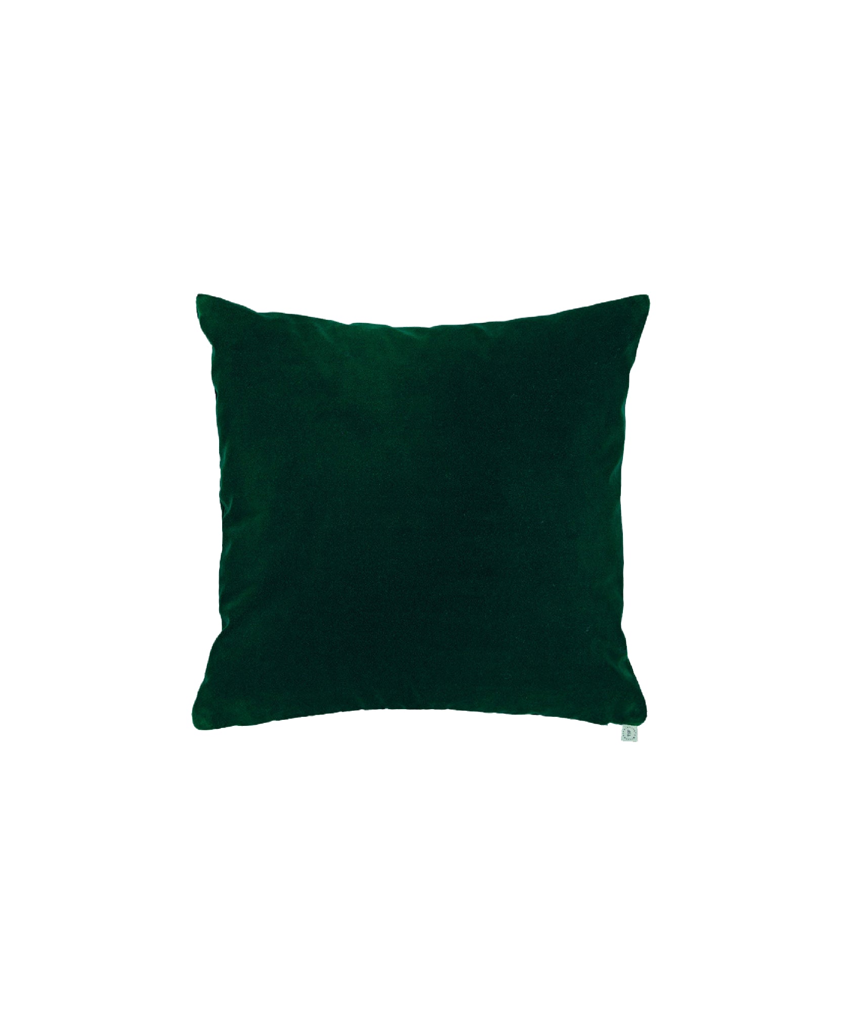Coussin Rotondo en velours - Vert Sapin