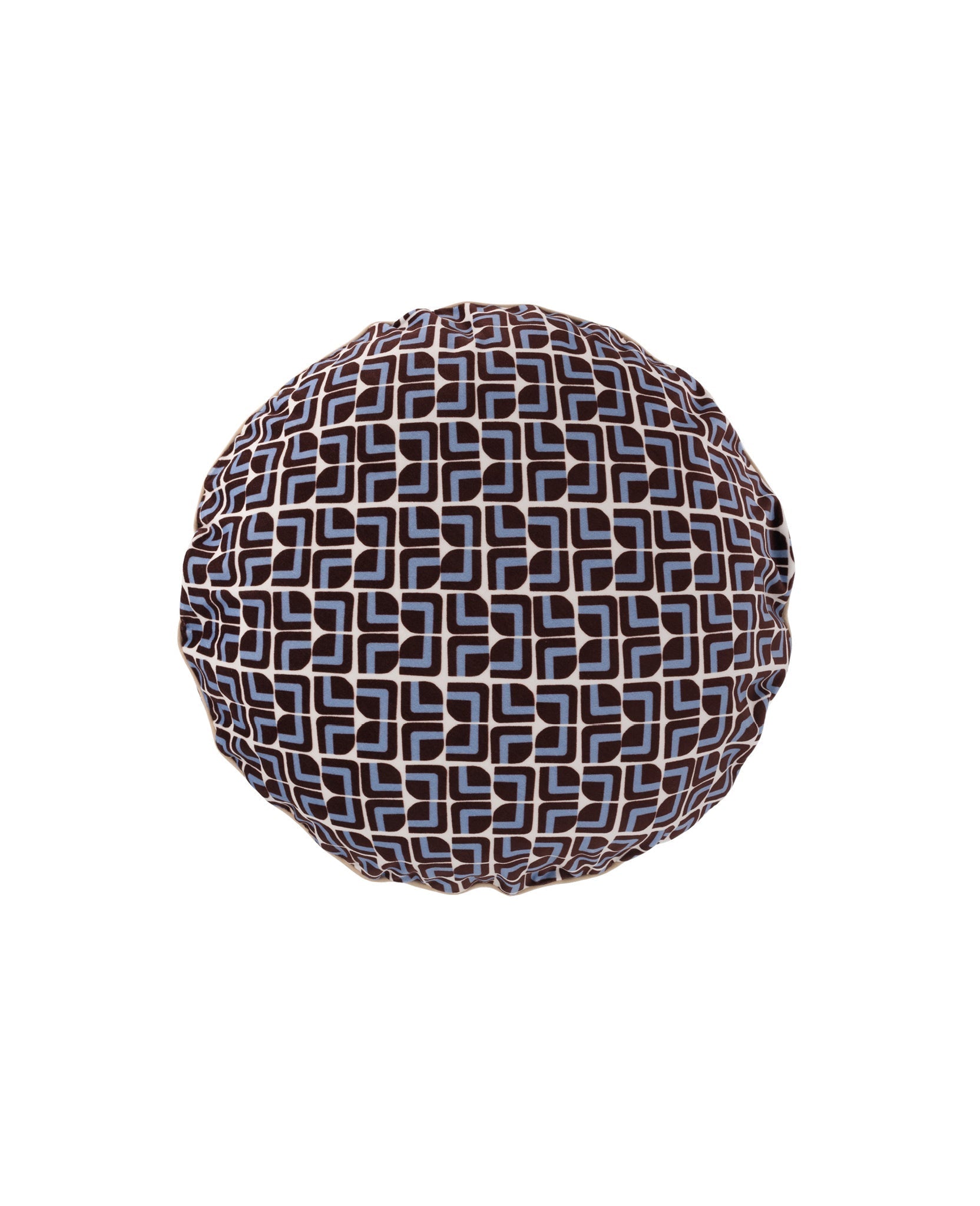 Bomboloni velvet cushion - Blue
