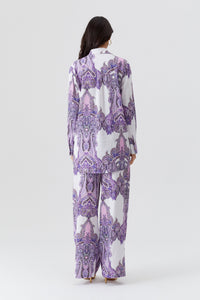 Pantalon Olivia imprimé - Amethyst