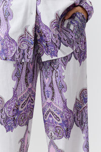 Pantalon Olivia imprimé - Amethyst