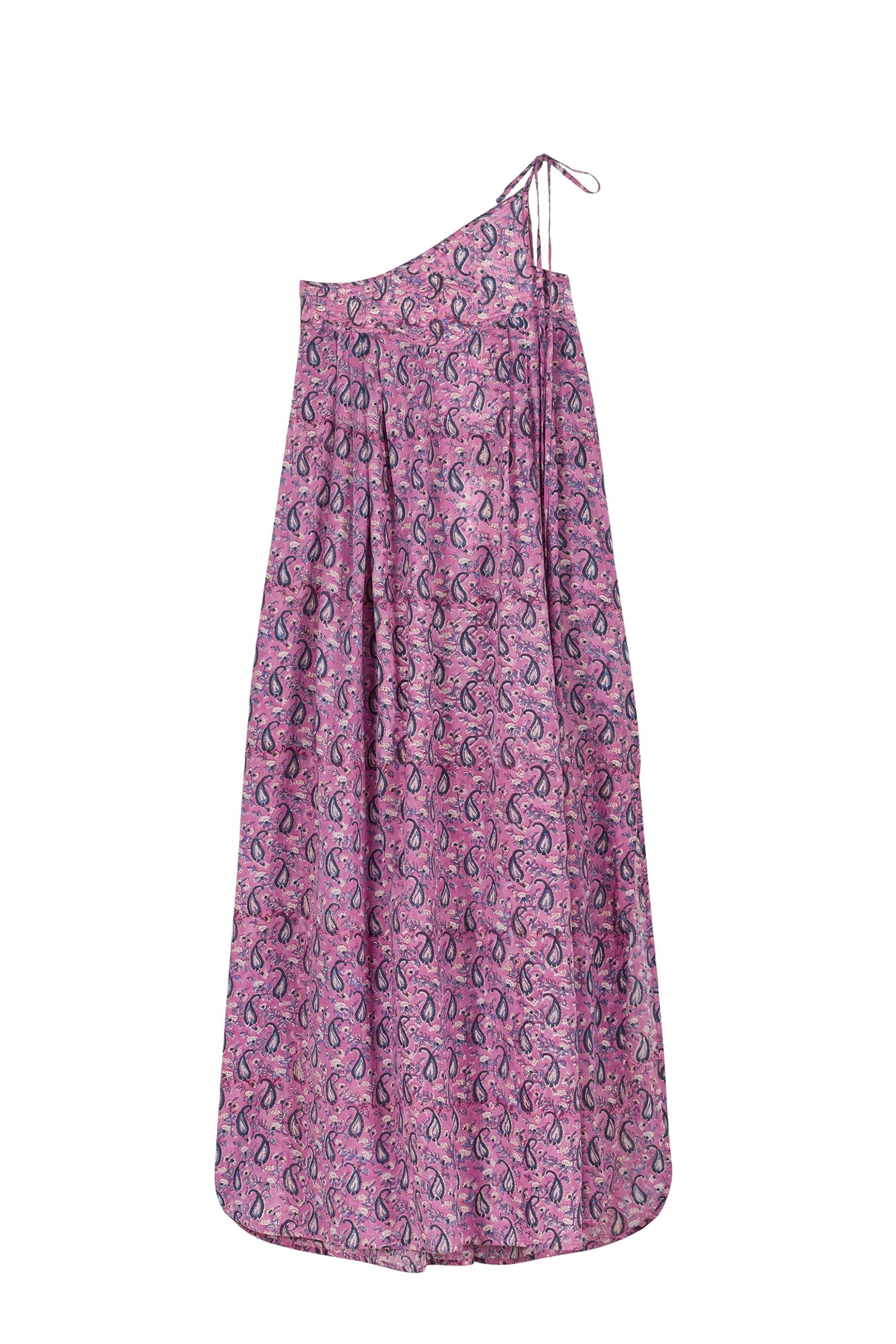 Robe Paloma à encolure asymétrique - Pink