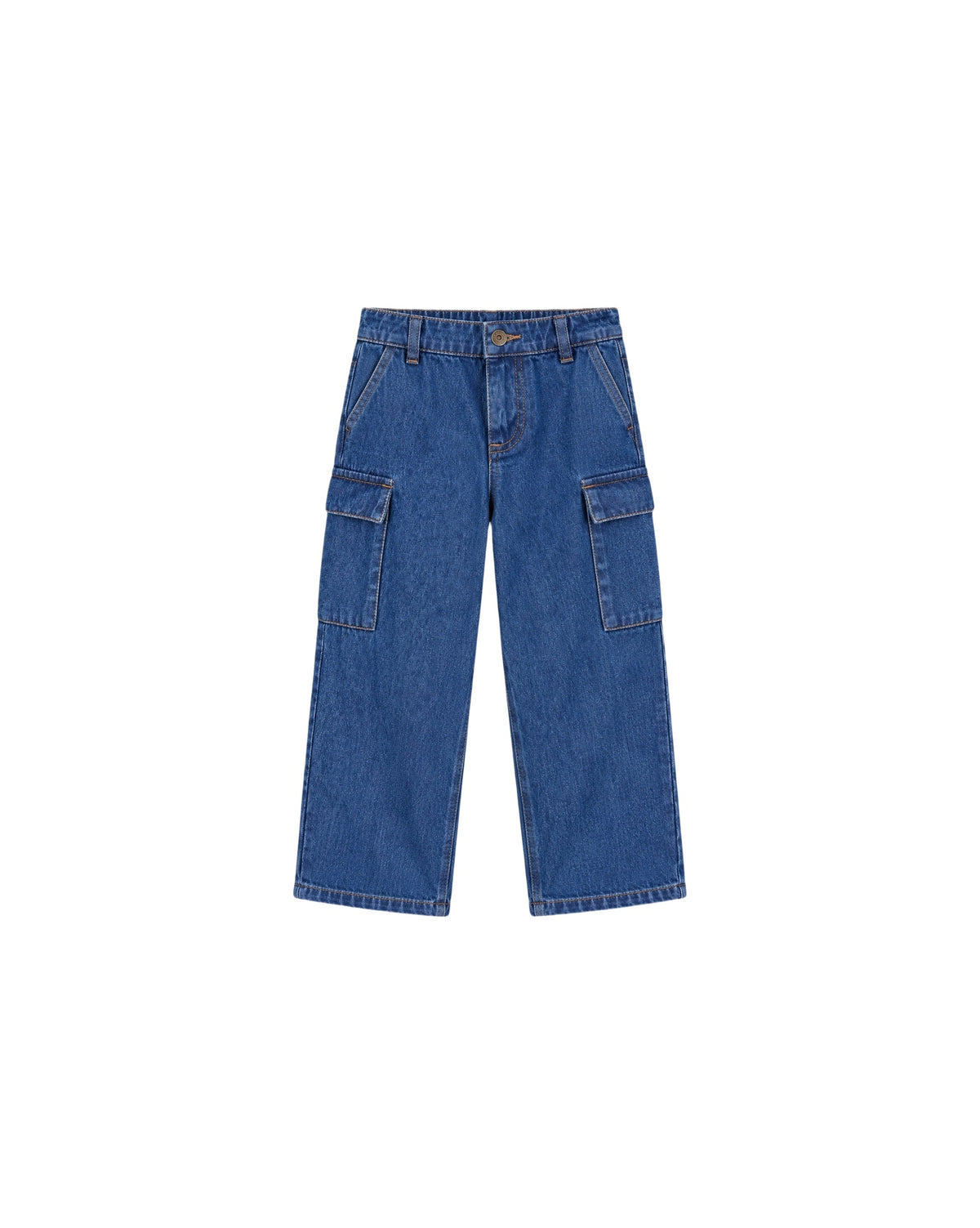 Pantalon Frog en coton - Chambray Bleu