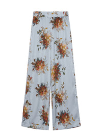 Pantalon avec élastique à la taille - Azzurro Fantasia