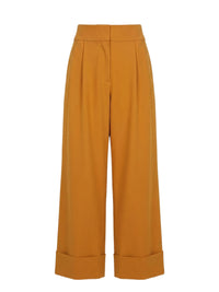 Pantalon avec revers - Ocra