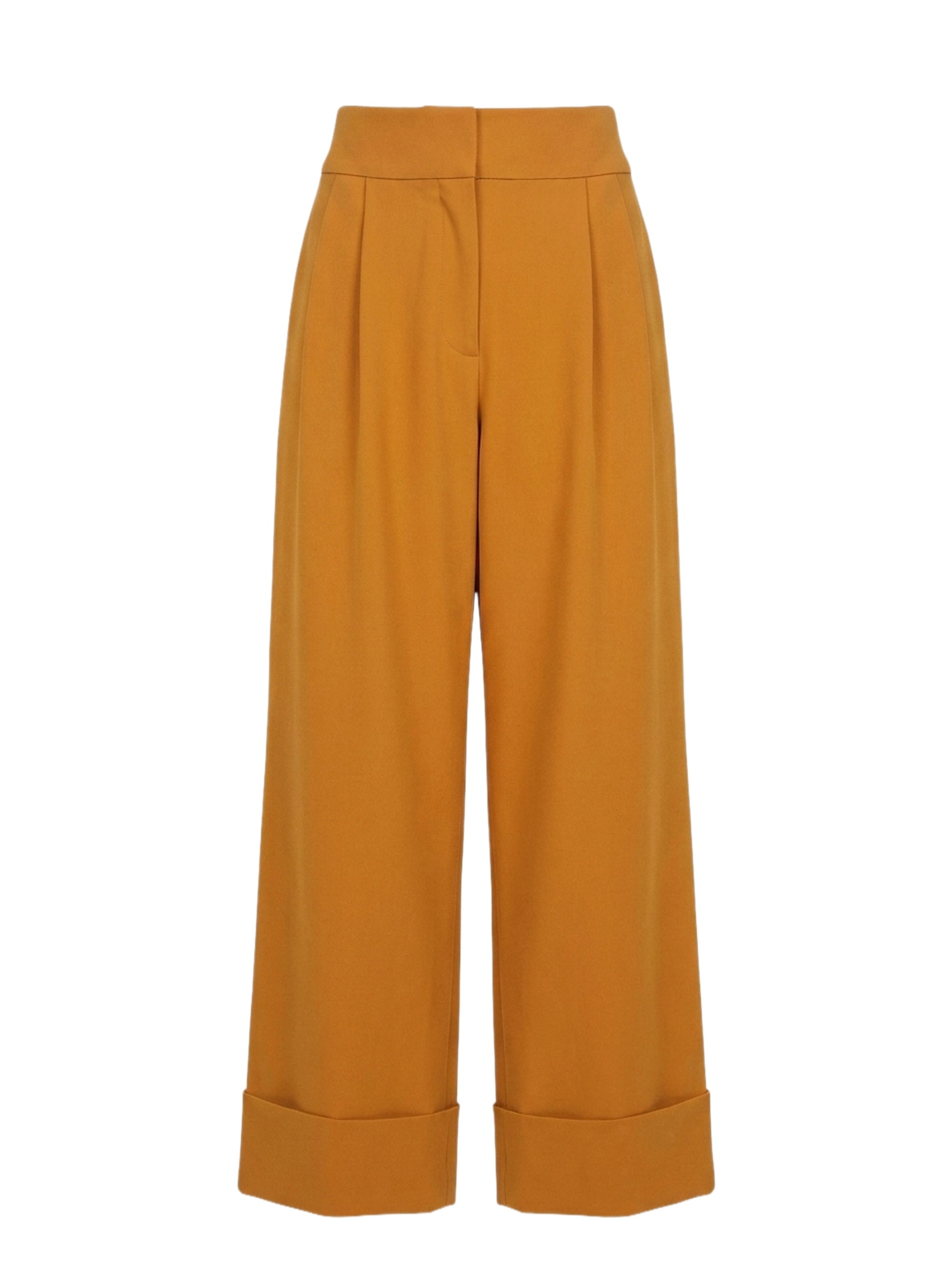 Pantalon avec revers - Ocra