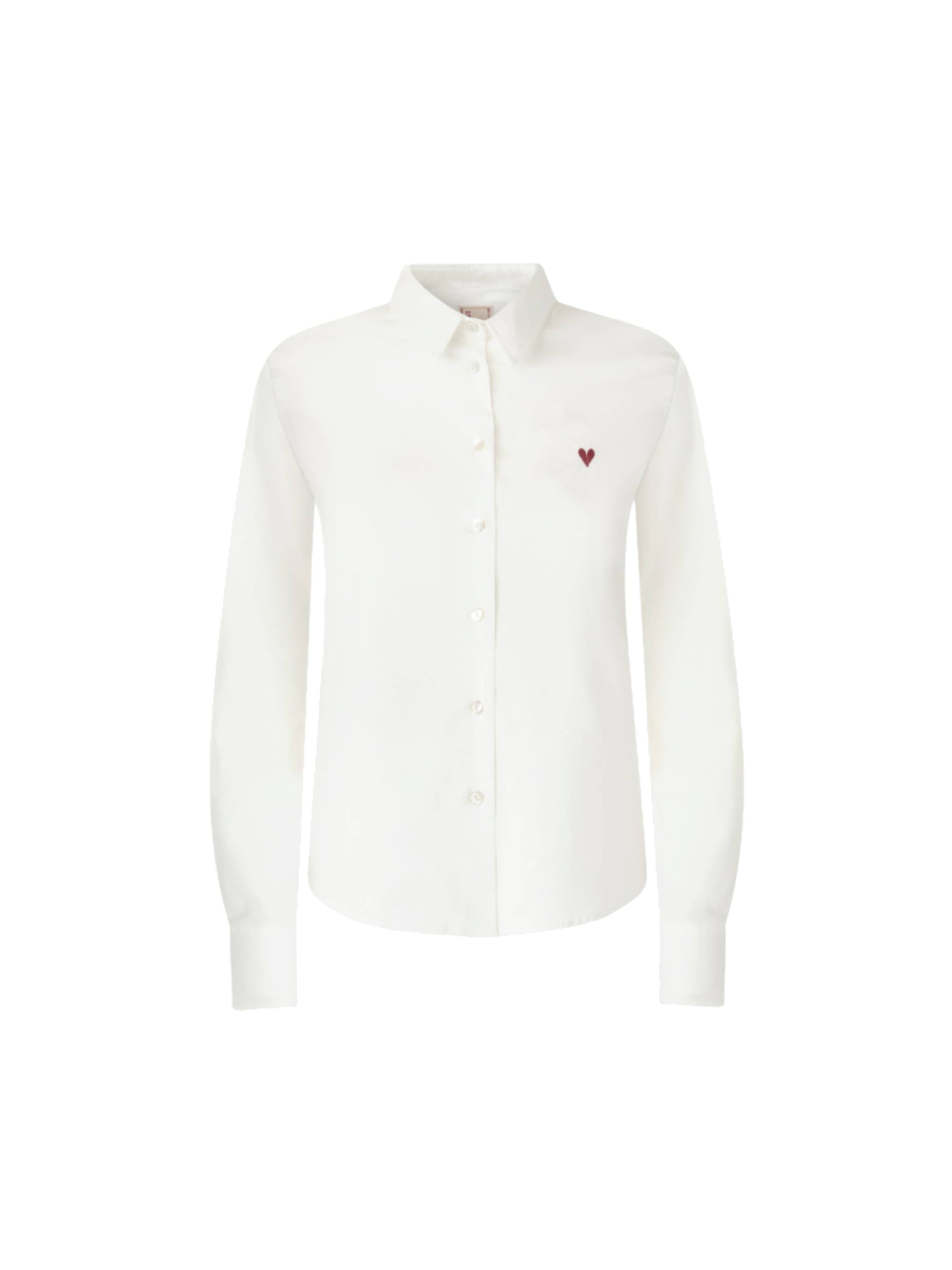 Chemise slim cœur - Bianco & Rosso