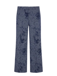 Pantalon palazzo en lin - Blu Fantasia Grigio
