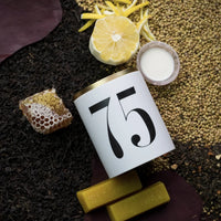 Bougie « Thé russe n°75 » 400 g - Blanc & Or