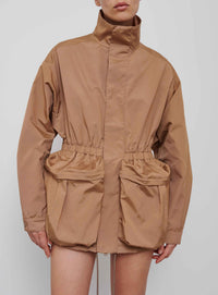 Veste parka cintrée - Tan