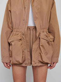Veste parka cintrée - Tan