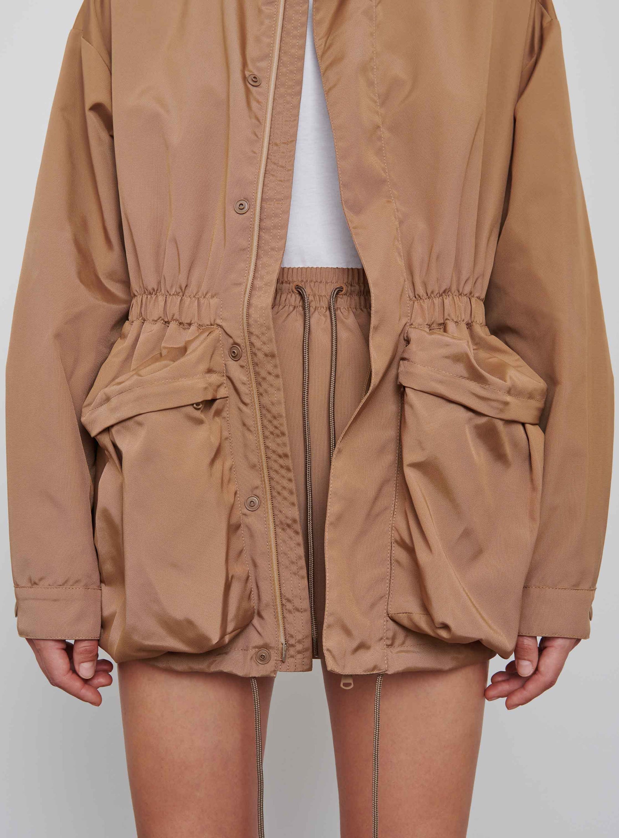 Veste parka cintrée - Tan