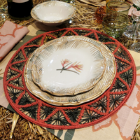 Rouge Kaki Sets de Table - Rouge Kaki