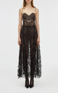 Black / Robe Luma en soie - Black