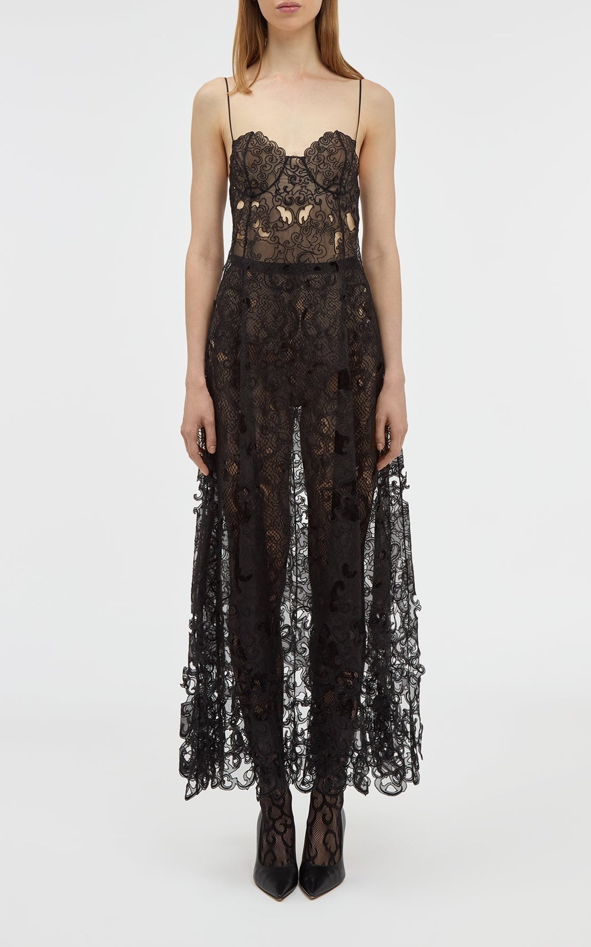 Black / Robe Luma en soie - Black