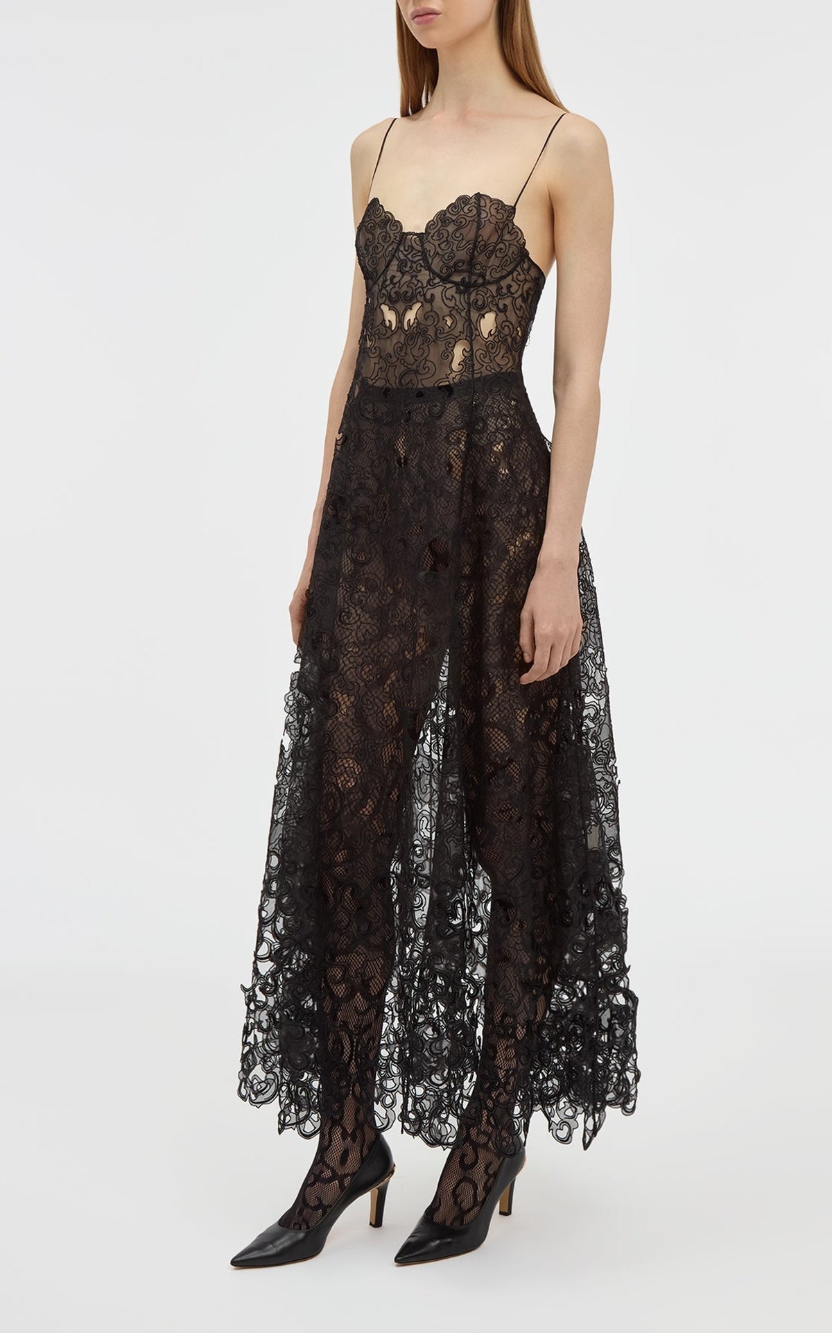 Black / Robe Luma en soie - Black