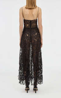 Black / Robe Luma en soie - Black