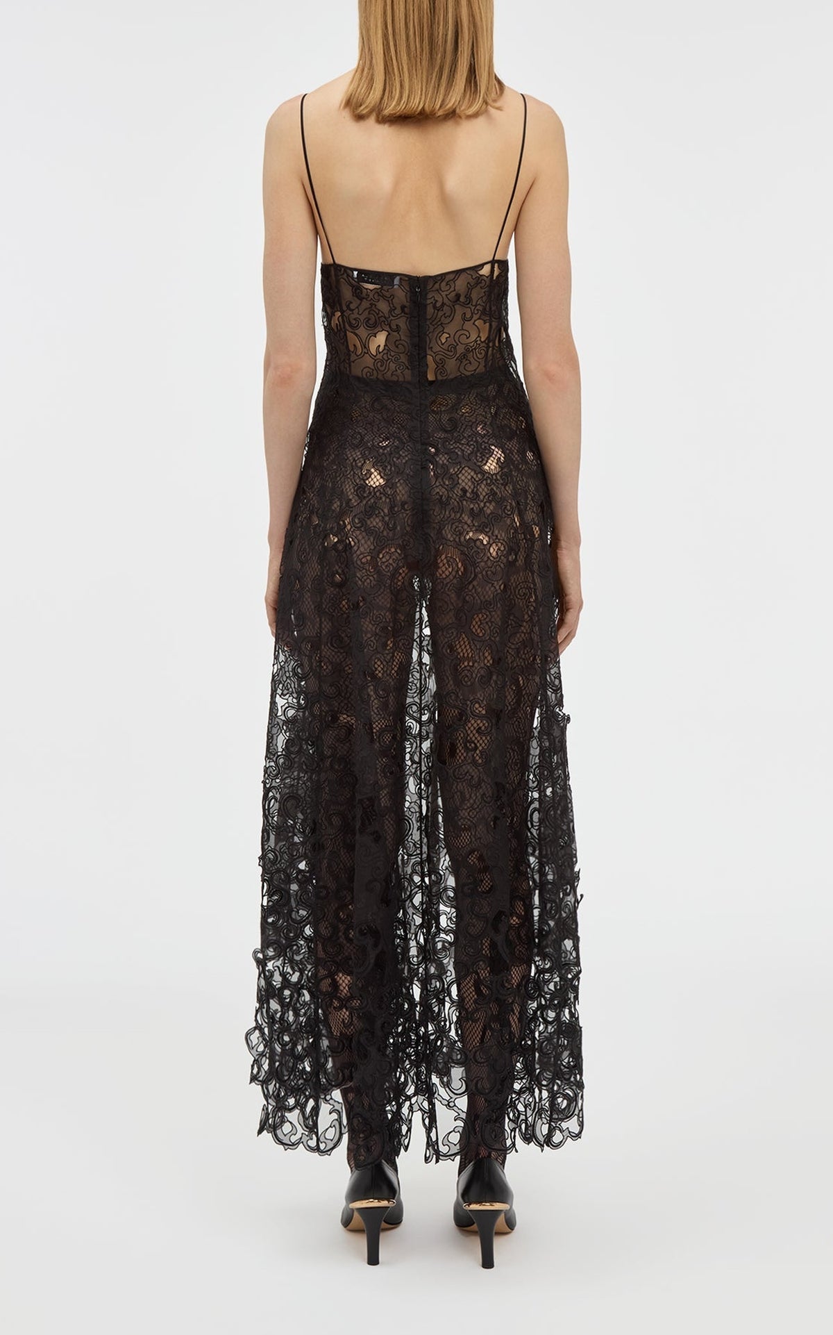 Black / Robe Luma en soie - Black