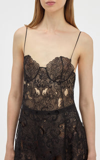 Black / Robe Luma en soie - Black