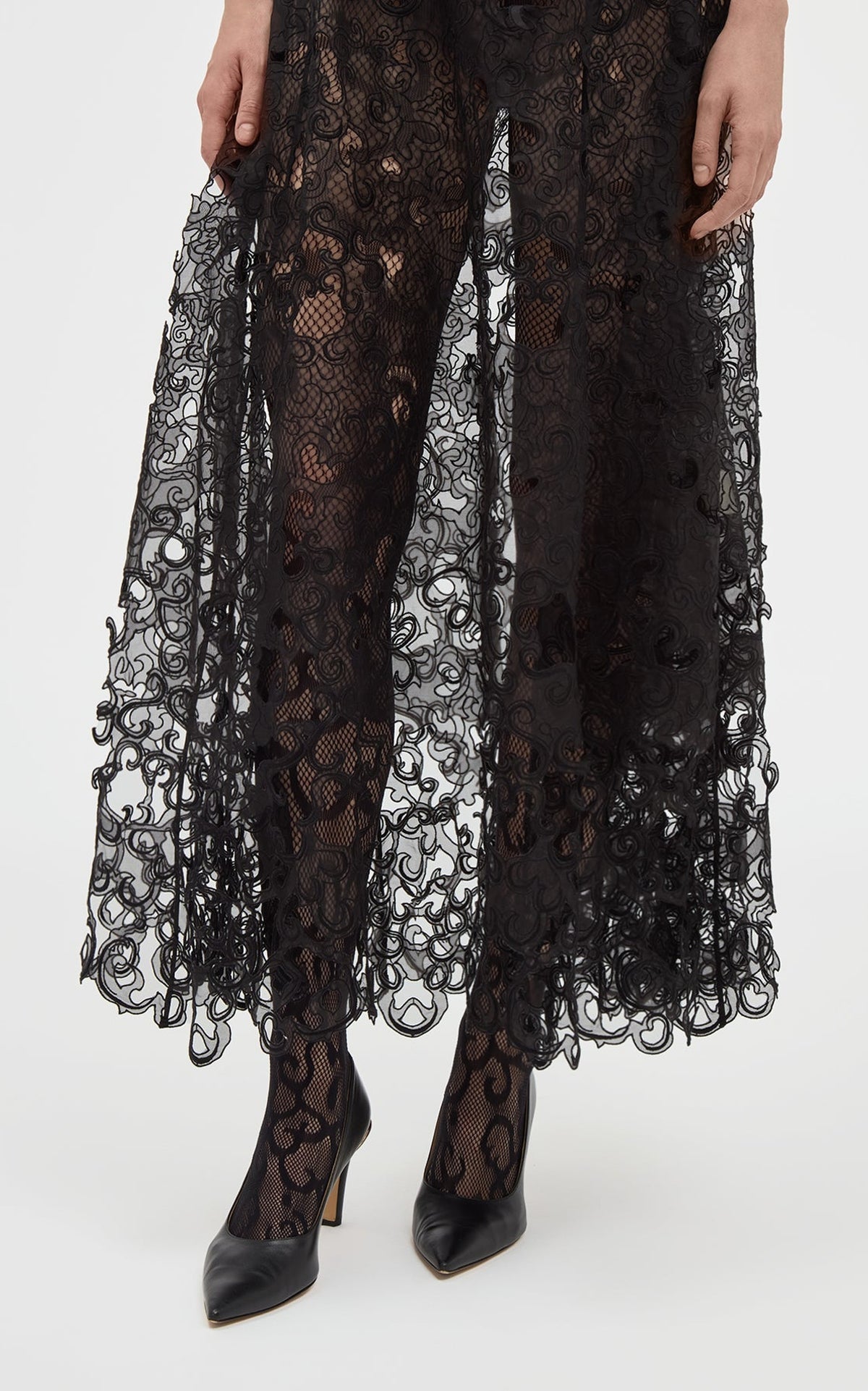 Black / Robe Luma en soie - Black
