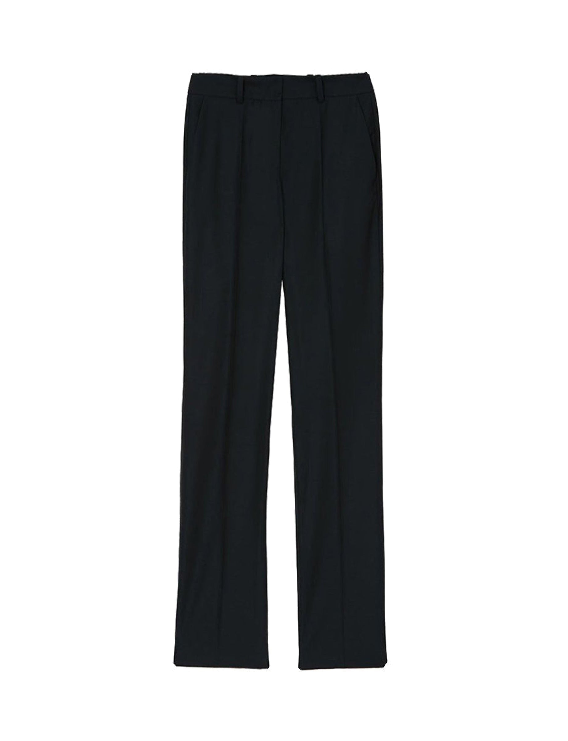 1qty RELIQUAT 75€ 0%  / Pantalon droit Anatole en laine - Blue Navy