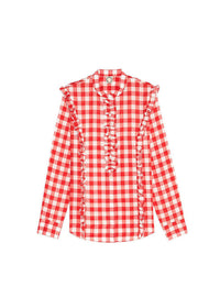 1qty RELIQUAT 90€ 0%  / Chemise Prairy à volant - Red Multicolor