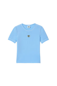 T-shirt à col contrasté - Panorama & Farine