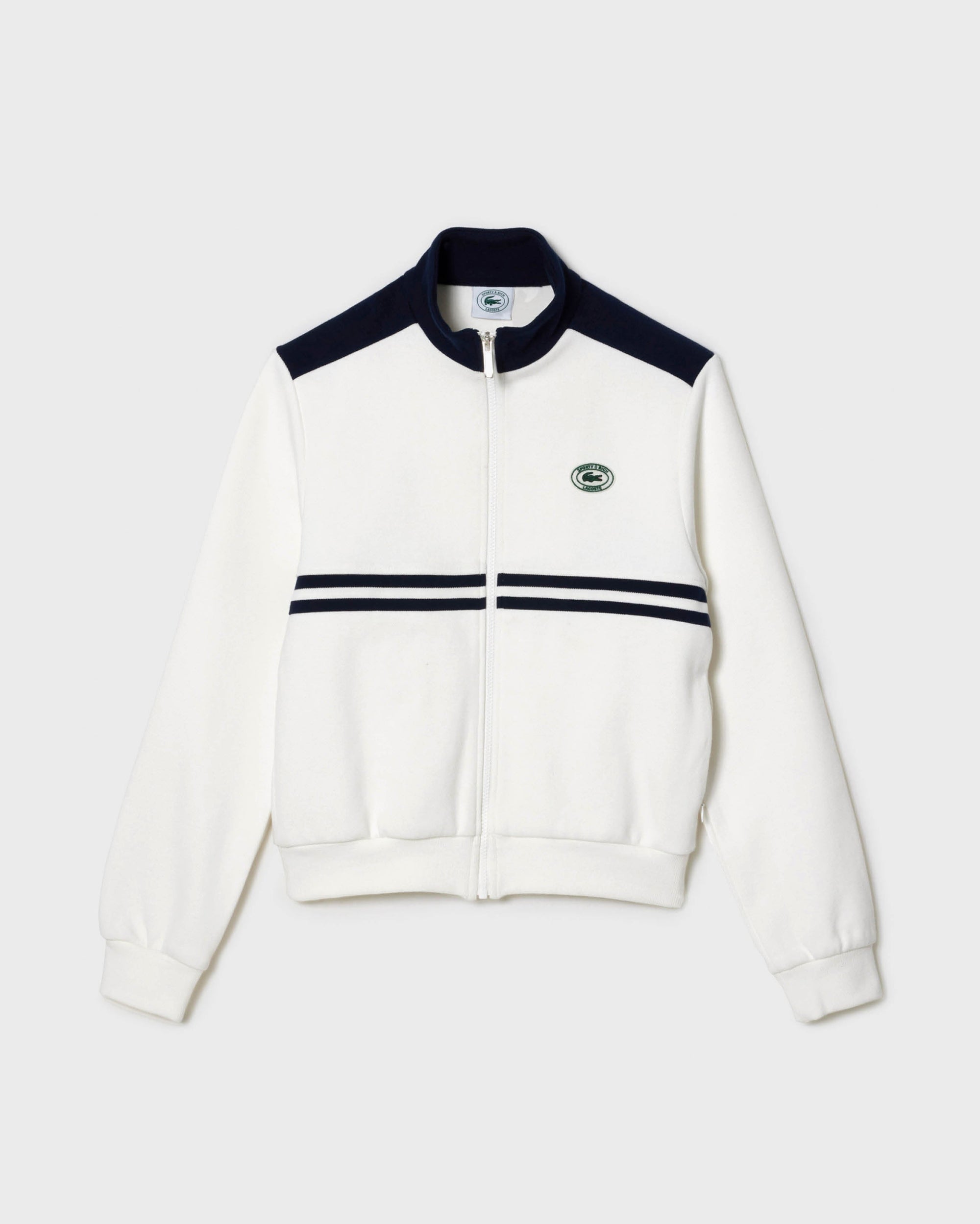 Veste de sport en piqué - Farine/Marine