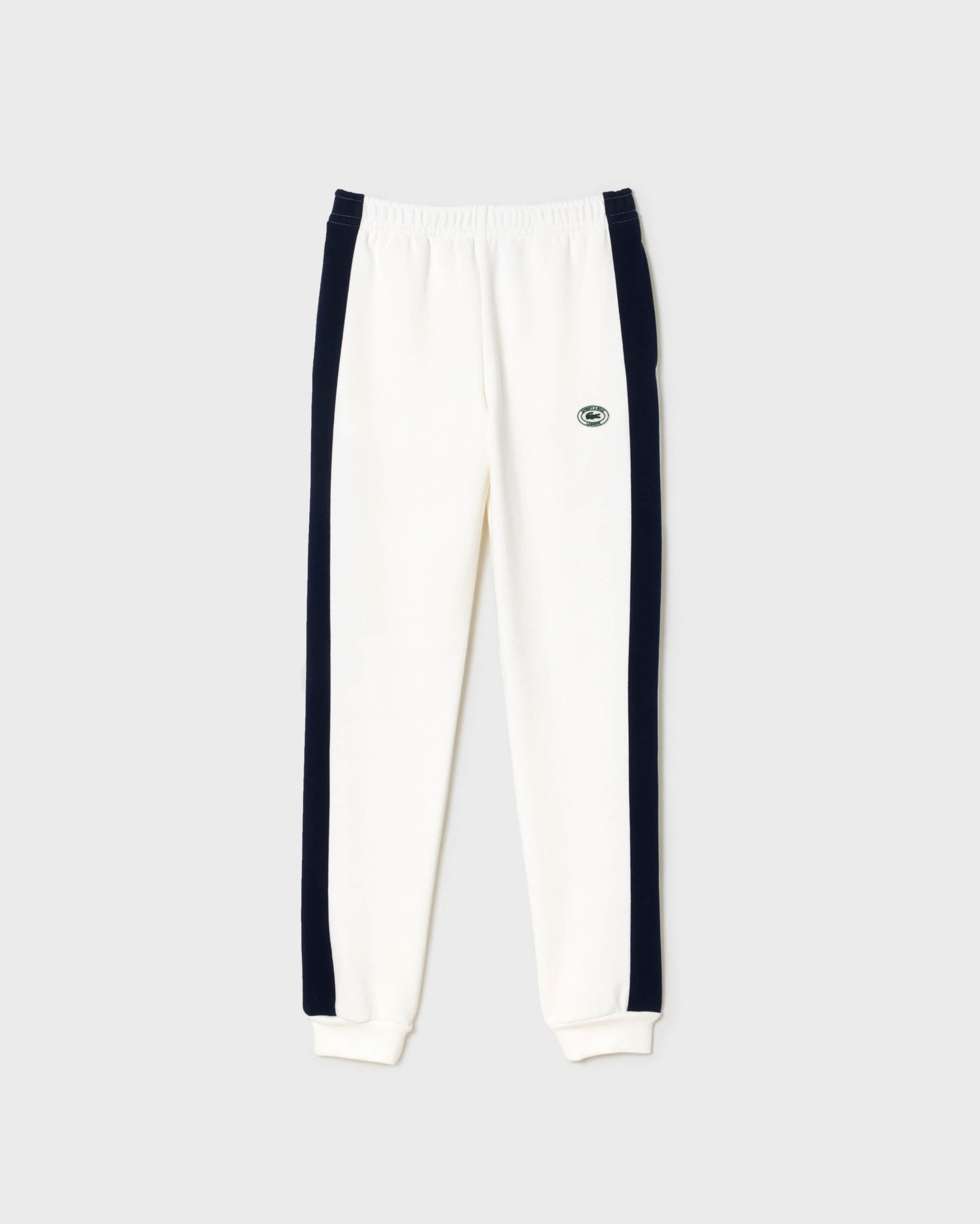 Pantalon de sport en piqué - Farine/Marine