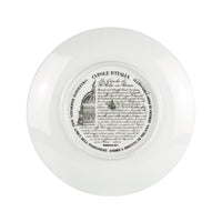 Cupola San Pietro porcelain plate - Gold & Black & White