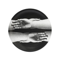 Assiette Mani en porcelaine - Noir & Blanc