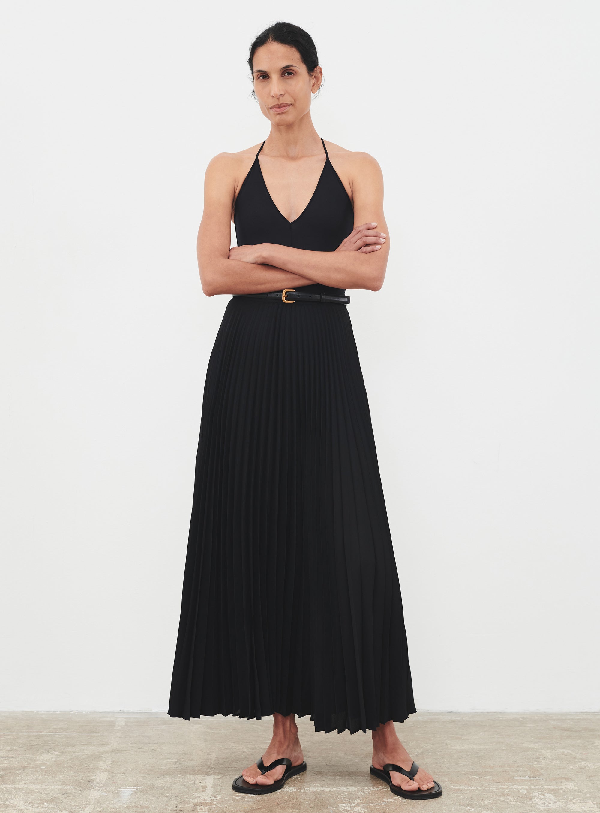 Pleated Skirt - Black