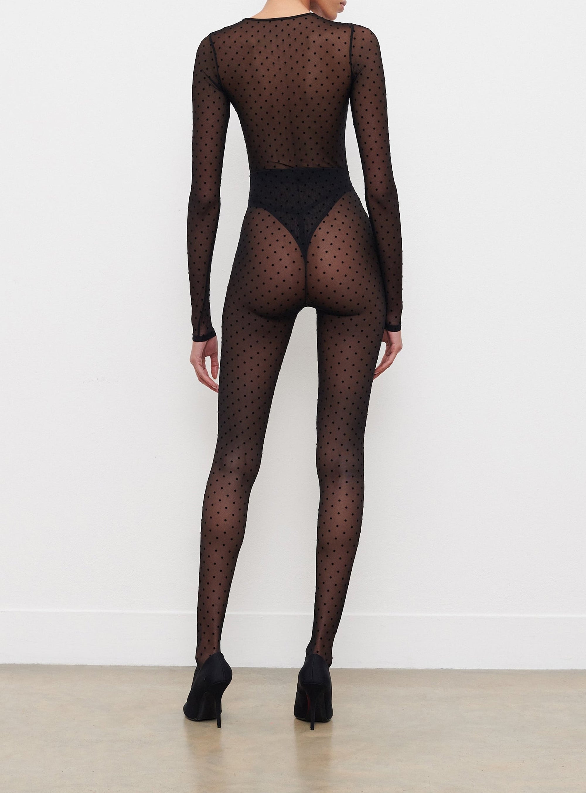 Polka Dot Tight - Black