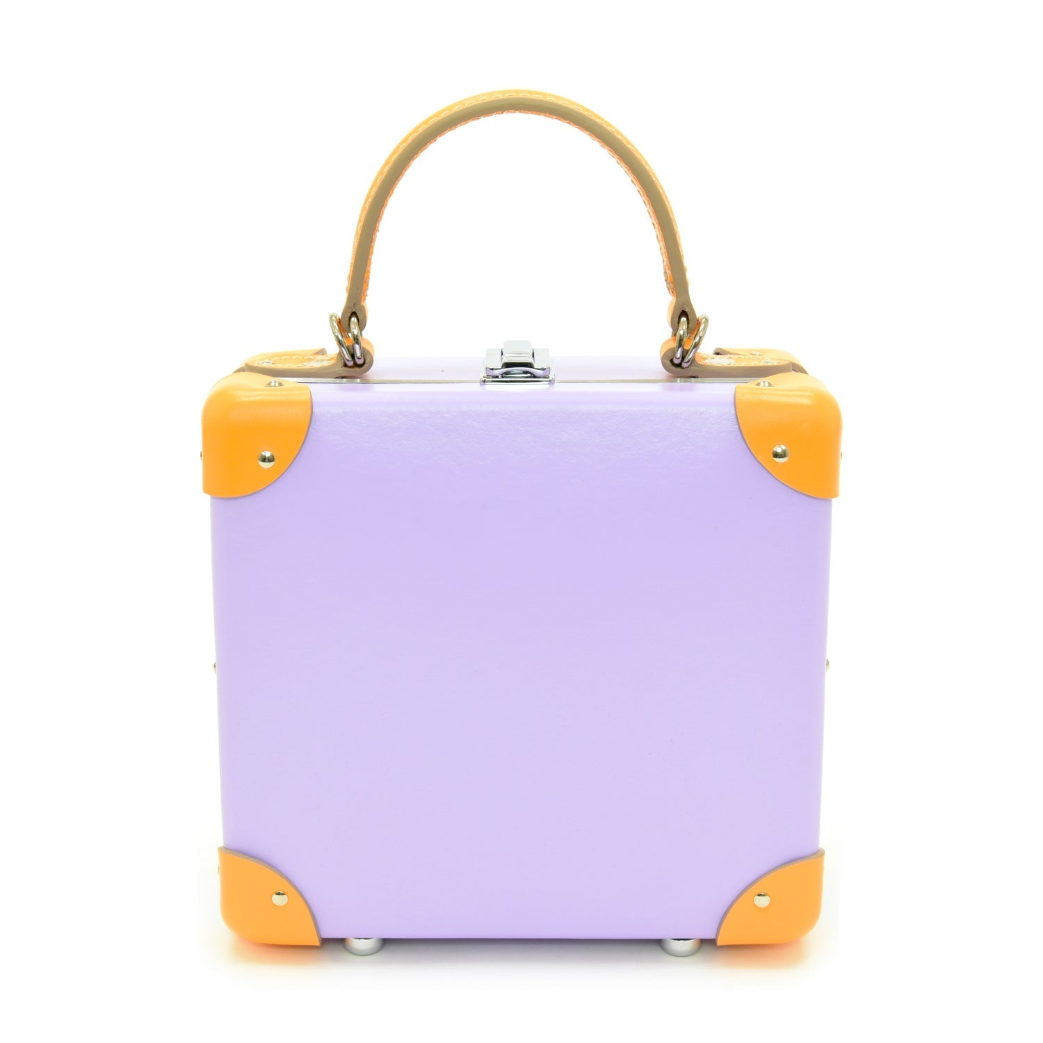 Sac carré London Centenary - Lavande & Jaune chaud & Chrome