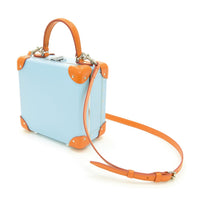 Sac carré London Centenary - Bleu pastel & Citrouille & Chrome