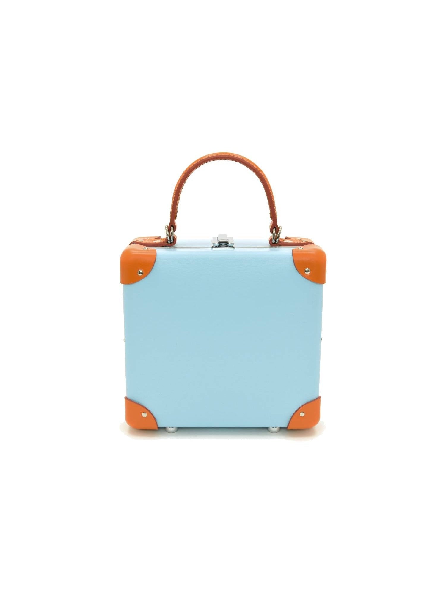 Sac carré London Centenary - Bleu pastel & Citrouille & Chrome