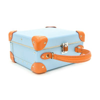 Sac carré London Centenary - Bleu pastel & Citrouille & Chrome