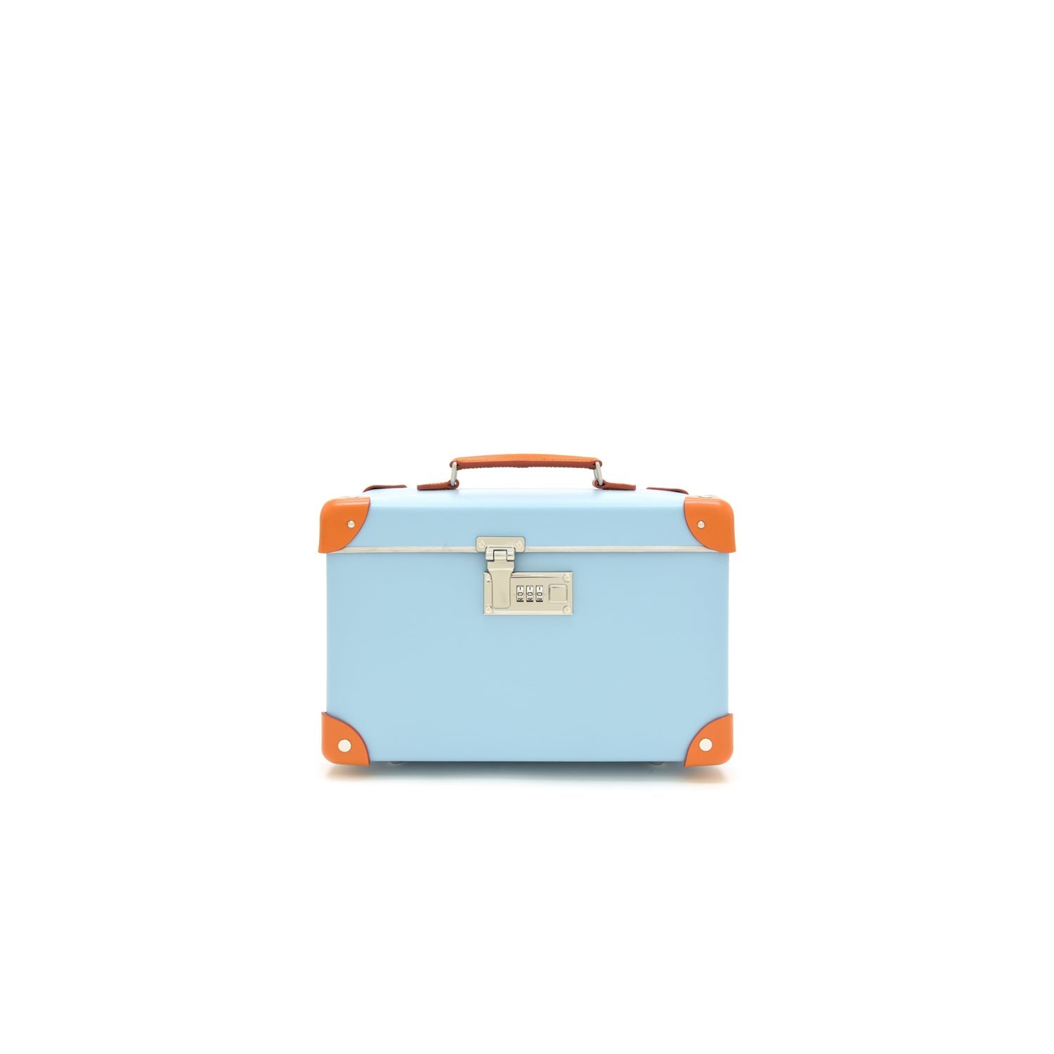 Trousse de toilette Centenary - Bleu pastel & Citrouille & Chrome