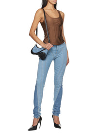 CINNAMON // cinnamon corseted tank top