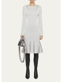 LONG SLEEVES FLARE DRESS
