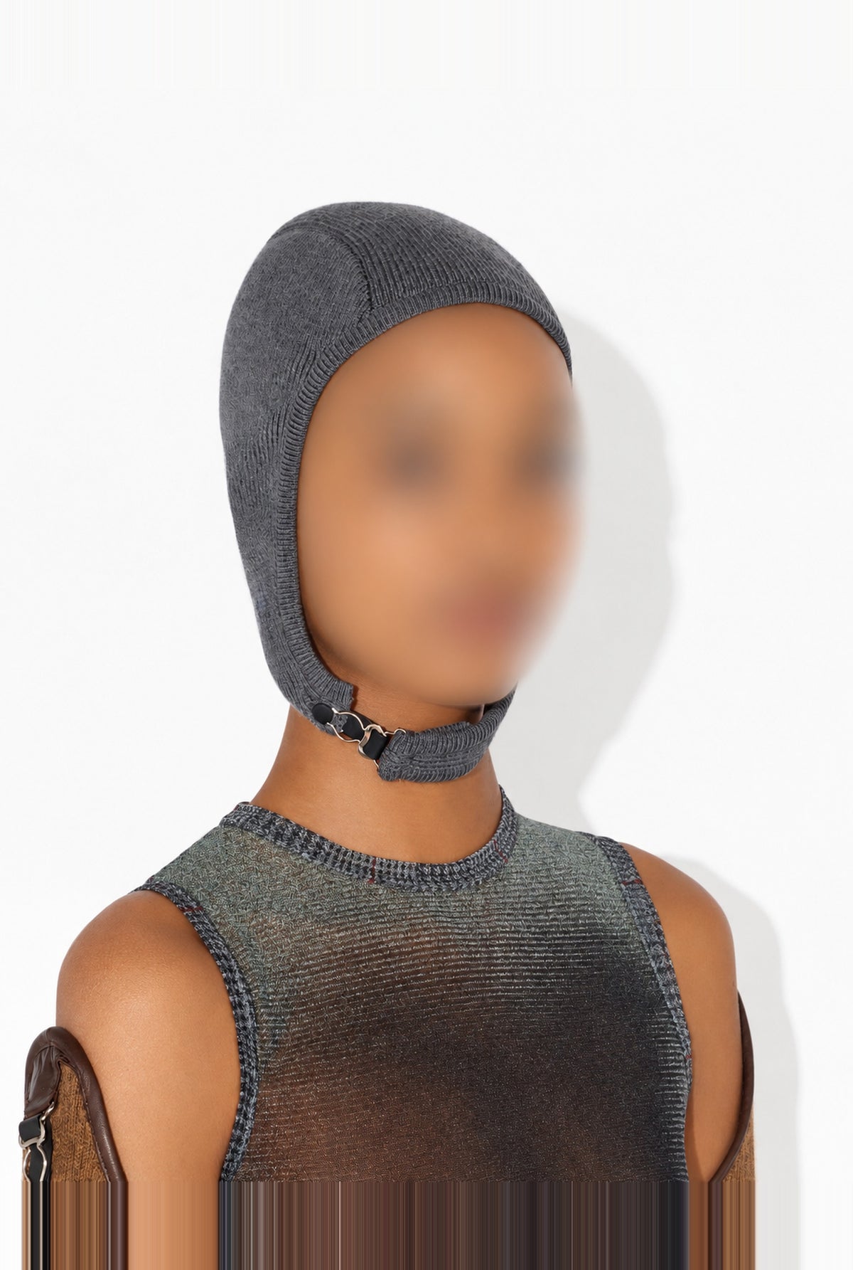 Wool Loop Hat - Middlegrey