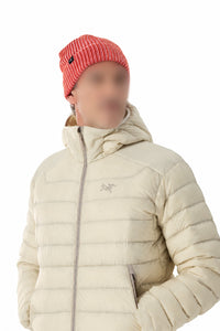 Blended wool hat - Stone Red & Pineberry