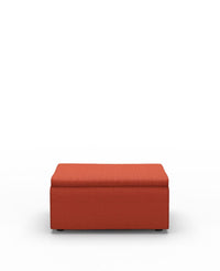 Pouf rectangulaire Aldo - Brique