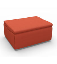 Pouf rectangulaire Aldo - Brique