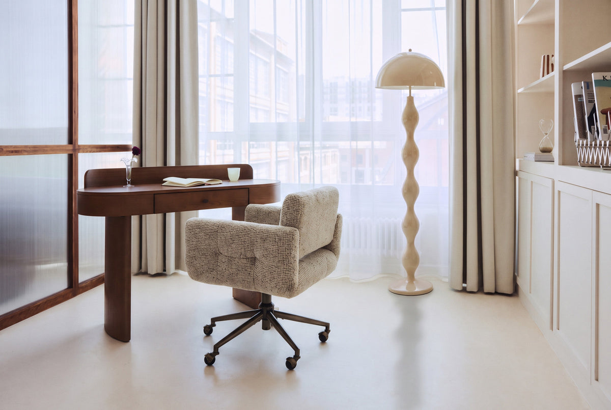 Lampadaire Powers - Beige Glossy