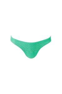 Prague bikini bottoms - Zigzag Green