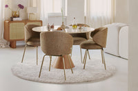 Chaise Savio - Tweed Jaune Miami