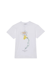 T-shirt Welcomeheart à imprimé - Blanc