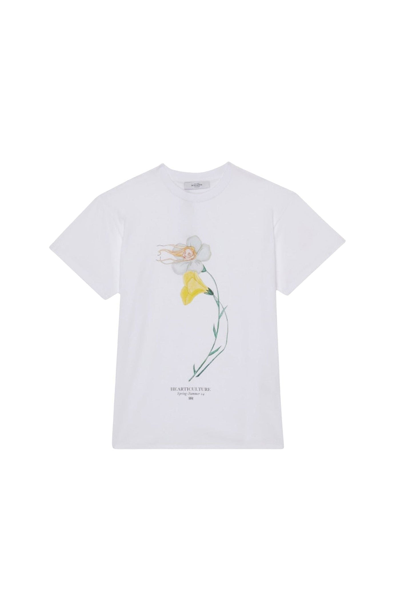 T-shirt Welcomeheart à imprimé - Blanc