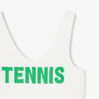 Débardeur Tennis en maille - Blanc & Calathea